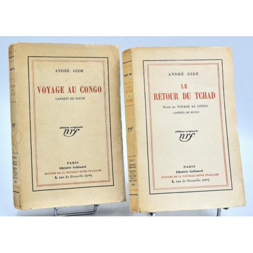 André Gide : VOYAGE AU CONGO -1927, & LE RETOUR DU TCHAD - 1928