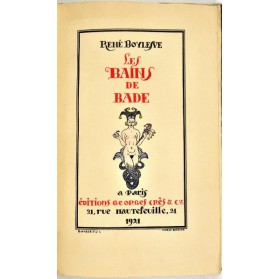 René Boylesve : LES BAINS DE BADE - Ill. de George Barbier colorées -1921