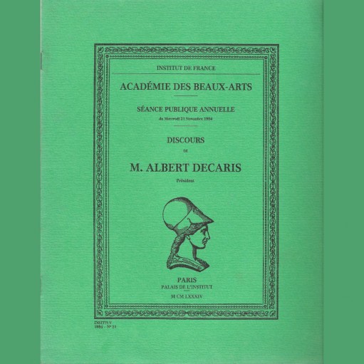Discours de M. Abert Decaris