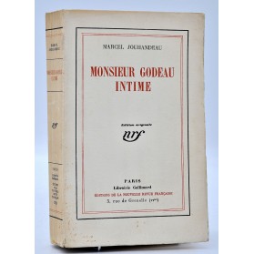 Marcel Jouhandeau : MONSIEUR GODEAU INTIME. 1926, édition originale