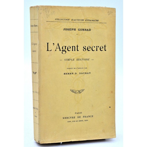 Joseph Conrad : L'AGENT SECRET. 1912