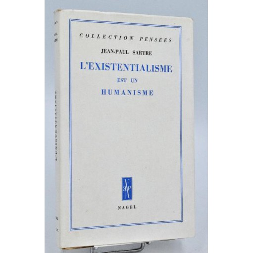 Jean-Paul Sartre: L'EXISTANTIALISME EST UN HUMANISME -1946. 1/500 tirage de tête
